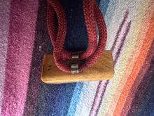 Load image into Gallery viewer, Wood Carved Western Cowboy Bolo Tie Necklace
