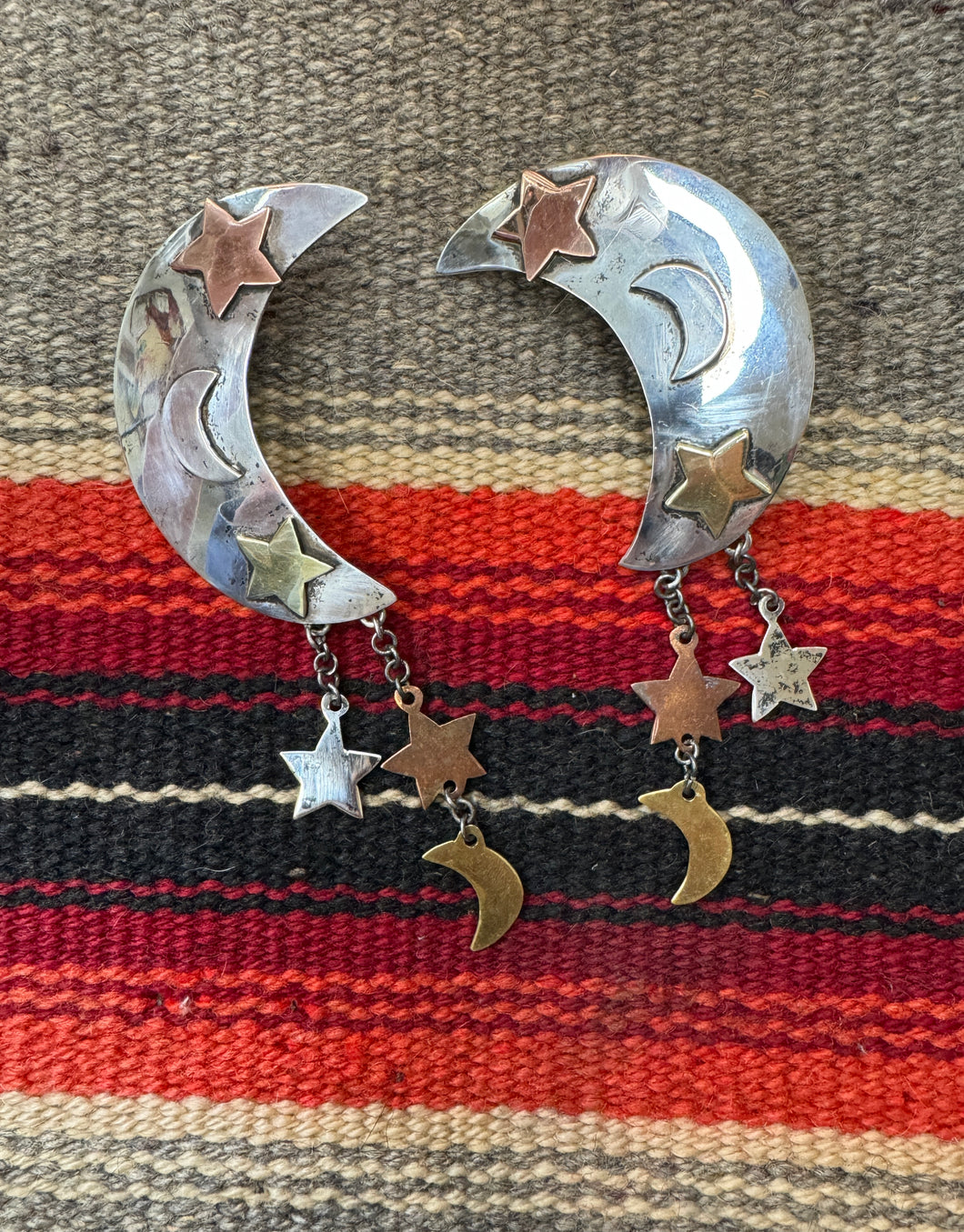 Moon and Stars Earrings