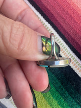 Load image into Gallery viewer, Inlay Open Eye Pawn Ring
