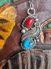 Load image into Gallery viewer, 1970's Coral Turquoise Necklace
