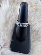 Load image into Gallery viewer, Opal Triangle Band Ring

