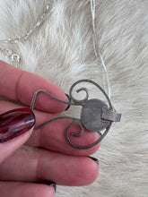 Load image into Gallery viewer, 1970s Mushroom Turquoise Outline Necklace
