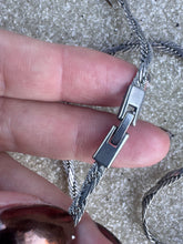 Load image into Gallery viewer, Braided Sterling Silver Chain Necklace
