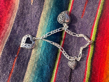 Load image into Gallery viewer, Vintage Heart Charm 925 Charm Bracelets
