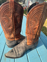 Load image into Gallery viewer, Tony Lama Leather Brown Cowboy Boots-Women Size 7.5
