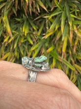 Load image into Gallery viewer, Handmade Turquoise Snake Ring
