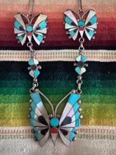 Load image into Gallery viewer, Reyes Neha Three Butterfly Necklace
