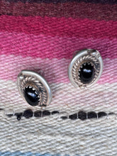 Load image into Gallery viewer, Jet Black Stud Earrings
