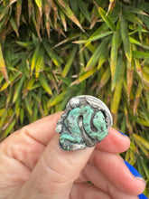 Load image into Gallery viewer, Handmade Turquoise Snake Ring
