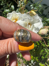 Load image into Gallery viewer, Vintage Heirloom Dome 18k Gold Diamond Ring
