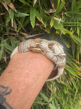 Load image into Gallery viewer, Cougar Ciner Enamel Pave Swarovksi Crystal Rhinestones Bracelet
