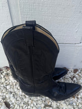 Load image into Gallery viewer, Remington Western Black Soft Leather Boots-Size 9
