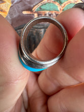 Load image into Gallery viewer, Turquoise Wave Ring
