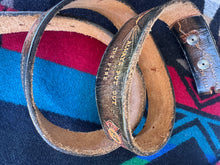 Load image into Gallery viewer, Vintage Firefighters Always Put Out the Fire Leather Belt
