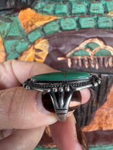 Load image into Gallery viewer, Green Turquoise Long Ring
