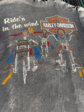 Load image into Gallery viewer, Vintage Ride in the Wind Downtown Harley Davidson Seattle Washington Shirt
