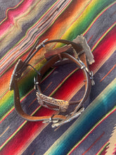Load image into Gallery viewer, Vintage Brighton Brown Square Concho Belt
