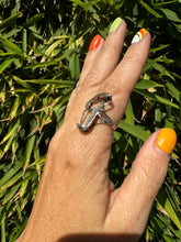 Load image into Gallery viewer, Vintage G Sterling Silver  Ring
