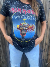 Load image into Gallery viewer, Handmade Sequin Iron Maiden Rock Shirt
