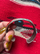 Load image into Gallery viewer, Dancing Kokopelli  Turquoise Coral Cuff Braceket
