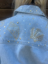 Load image into Gallery viewer, St John Starfish Shell Denim Jacket
