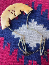 Load image into Gallery viewer, Vintage Carved Bone Owl Necklace
