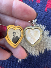 Load image into Gallery viewer, Heart Sterling Gold Plated Locket Necklace
