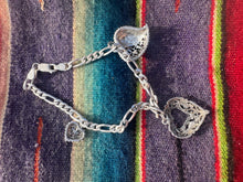 Load image into Gallery viewer, Vintage Heart Charm 925 Charm Bracelets
