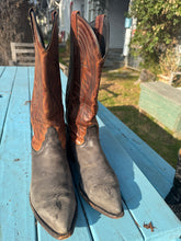 Load image into Gallery viewer, Tony Lama Leather Brown Cowboy Boots-Women Size 7.5
