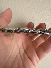 Load image into Gallery viewer, Navajo Sterling Bangle Bracelet
