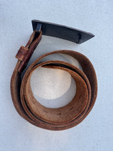 Load image into Gallery viewer, Western Rodeo Copper Buckle Embossed Leather Belt
