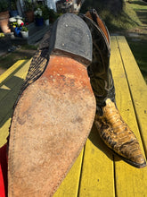 Load image into Gallery viewer, Snakeskin Cowboy Boots -Size 11.5
