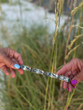 Load image into Gallery viewer, 1970&#39;s Turquoise Sterling Silver Bracelet
