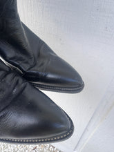 Load image into Gallery viewer, Remington Western Black Soft Leather Boots-Size 9
