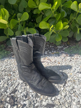 Load image into Gallery viewer, Justin Black Leather Boos
