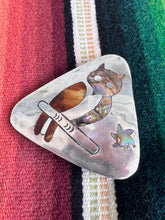 Load image into Gallery viewer, Owl Star Inlay Brooch Pendant
