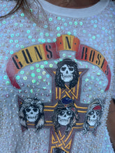 Load image into Gallery viewer, Guns and Roses Apetite for Destruction Sequin Rock Shirt
