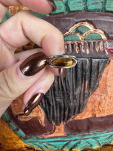Load image into Gallery viewer, Tigerseye Open Sides Ring
