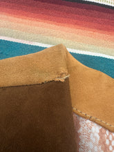 Load image into Gallery viewer, 1970&#39;s Groovy Leo Zodiac Suede  Cutout Vest

