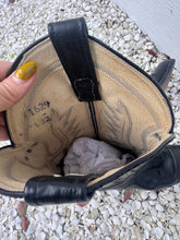 Load image into Gallery viewer, Remington Western Black Soft Leather Boots-Size 9
