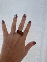 Load image into Gallery viewer, Three Amber Stone Ring
