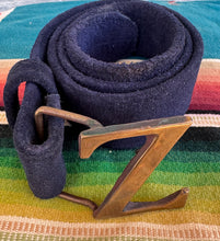 Load image into Gallery viewer, Vintage 1970's Z Suede Belt
