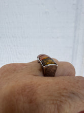 Load image into Gallery viewer, Three Amber Stone Ring

