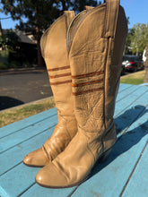 Load image into Gallery viewer, Justin Two Tone Leather Cowboy Boots-Women Size 6

