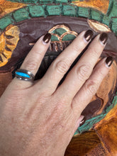 Load image into Gallery viewer, Turquoise Wave Ring
