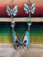 Load image into Gallery viewer, Reyes Neha Three Butterfly Necklace
