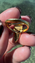 Load image into Gallery viewer, Vintage Inlay Brass Ring
