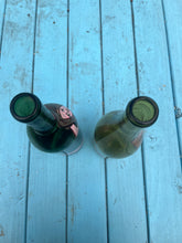 Load image into Gallery viewer, Vintage Pair of Painted Lady Wine Bottles
