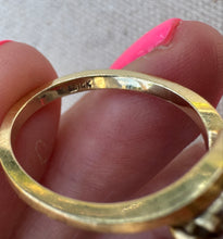 Load image into Gallery viewer, 14k Gold Pearl Diamond Heart Ring
