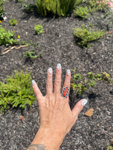 Load image into Gallery viewer, Navajo Coral Ring
